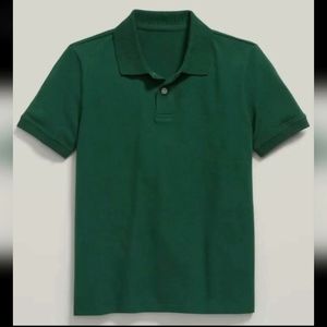 :*NWT OLD NAVY SCHOOL UNIFORM  POLO SHIRT FOR BOYS sz XL 14-16 Green shortsleeve